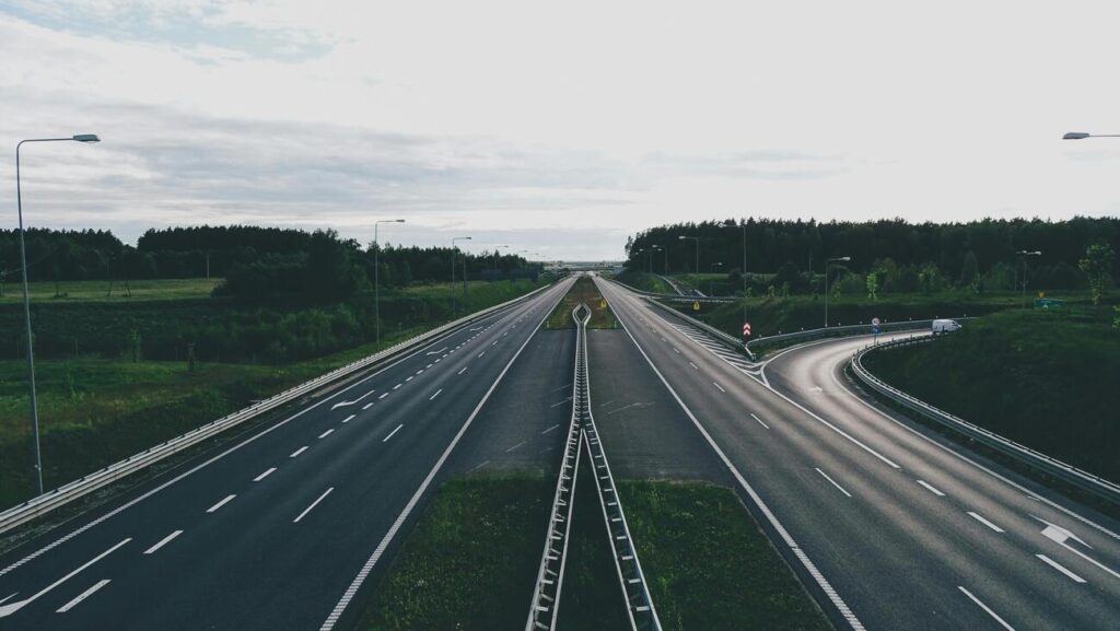 Highway without cars
