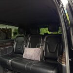 Трансфер Ужгород Кошице, задний кожаный диван Mercedes V-Class с подушкой.