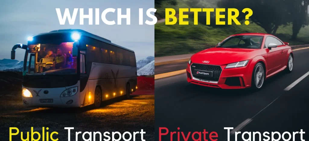 Порівняння громадського транспорту та індивідуального трансферу