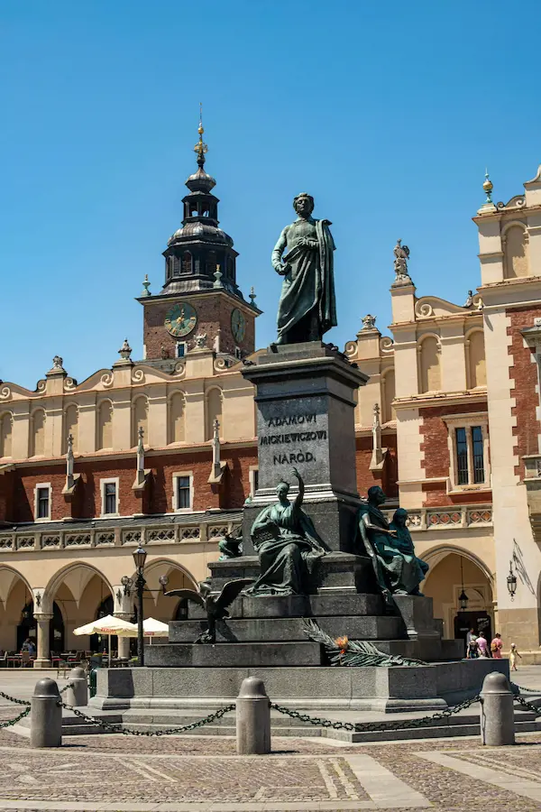 Площа Ринок з пам'ятником Міцкевичу - точка прибуття трансферу зі Львова