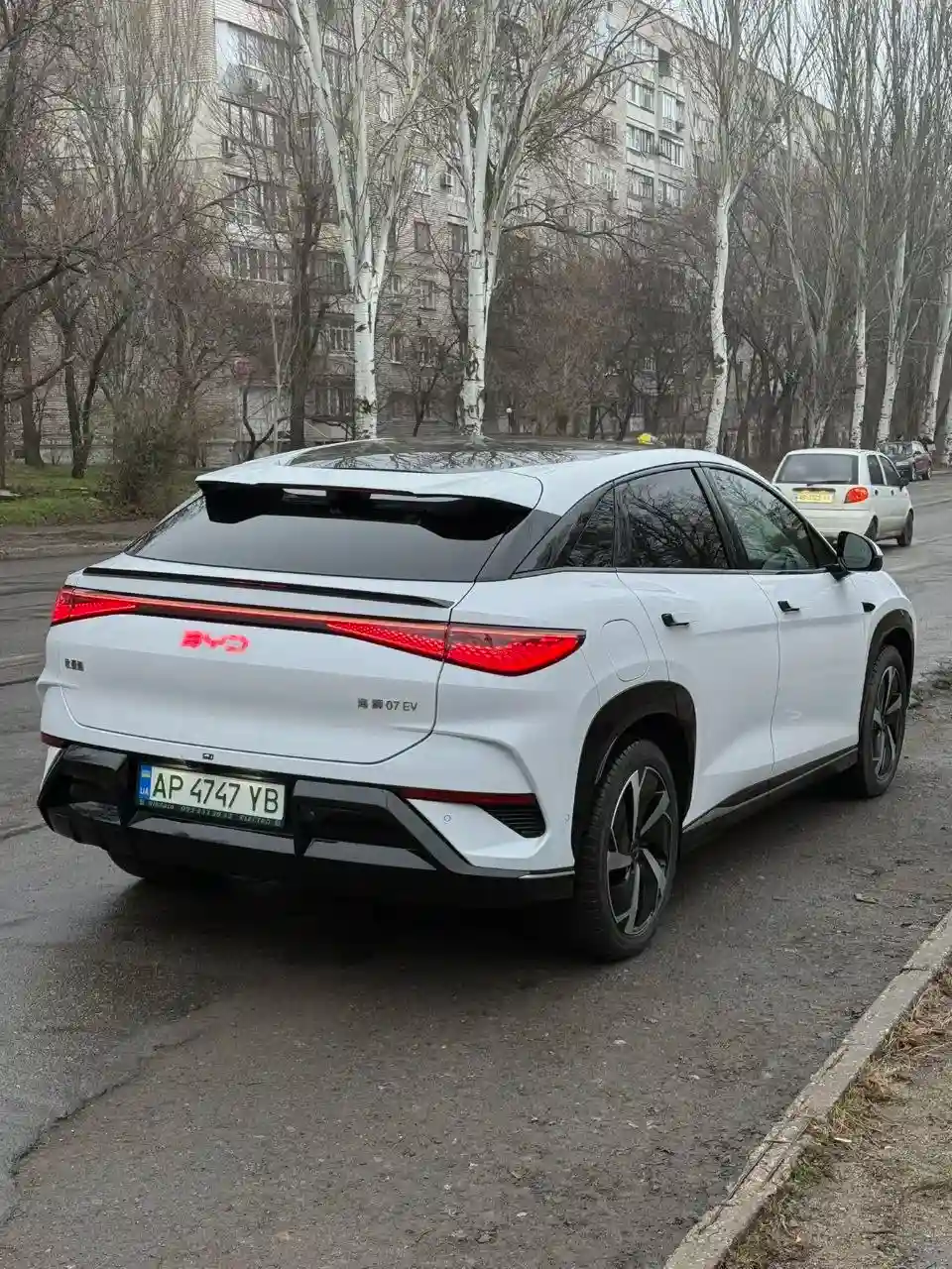 BYD Sealion вид сзаду - трансфер Запоріжжя Дніпро