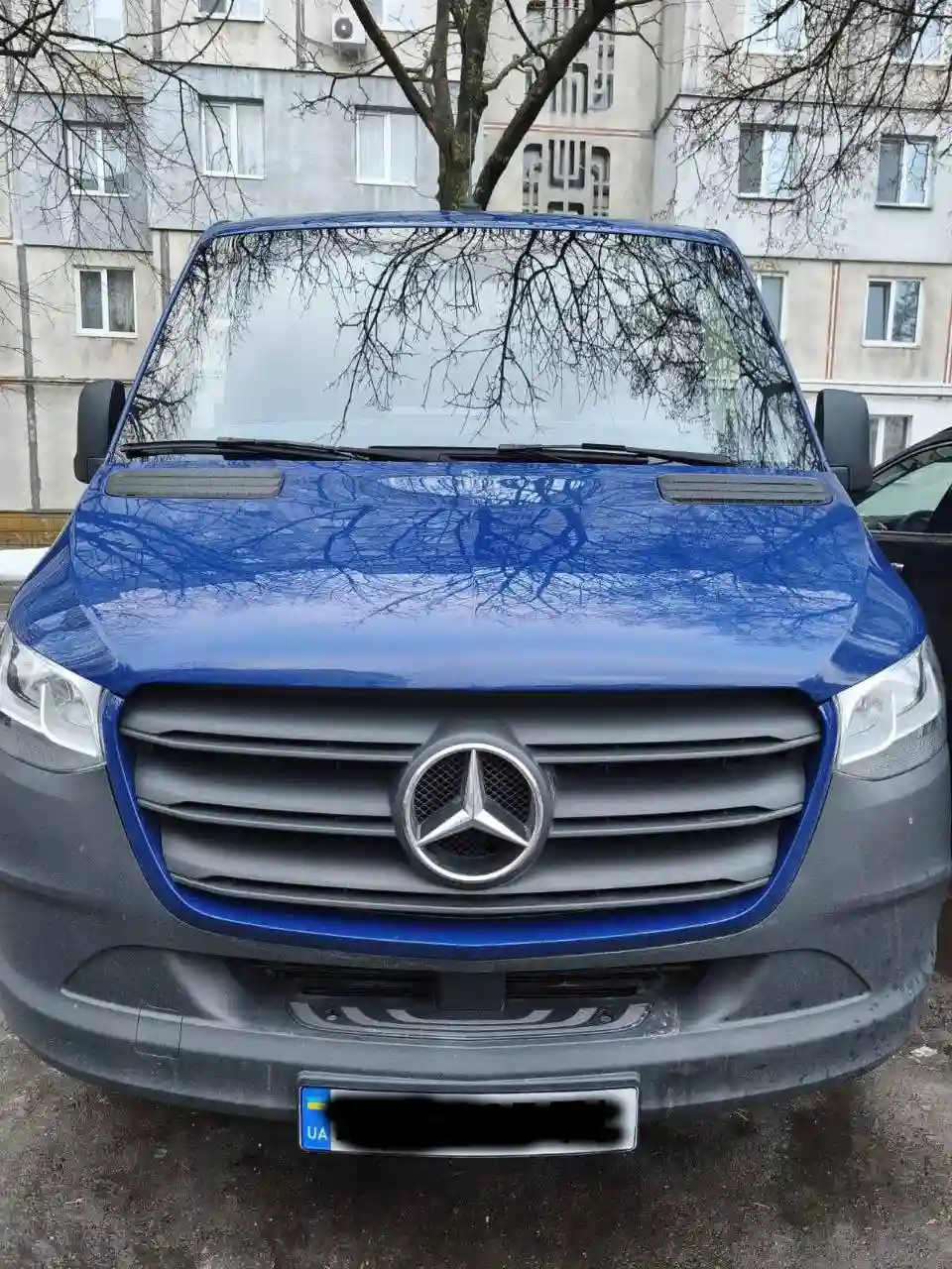 синій Mercedes Sprinter мікроавтобус таксі Київ Житомир