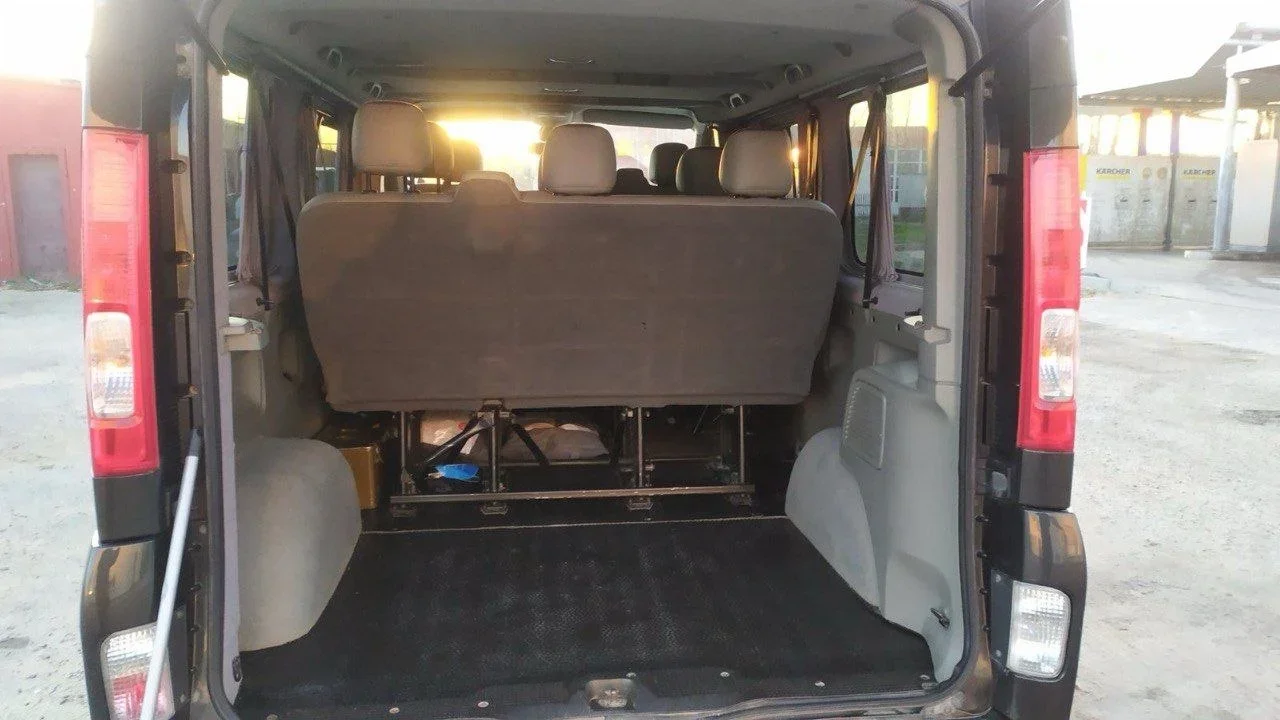 Розмір багажного відсіку Renault Trafic