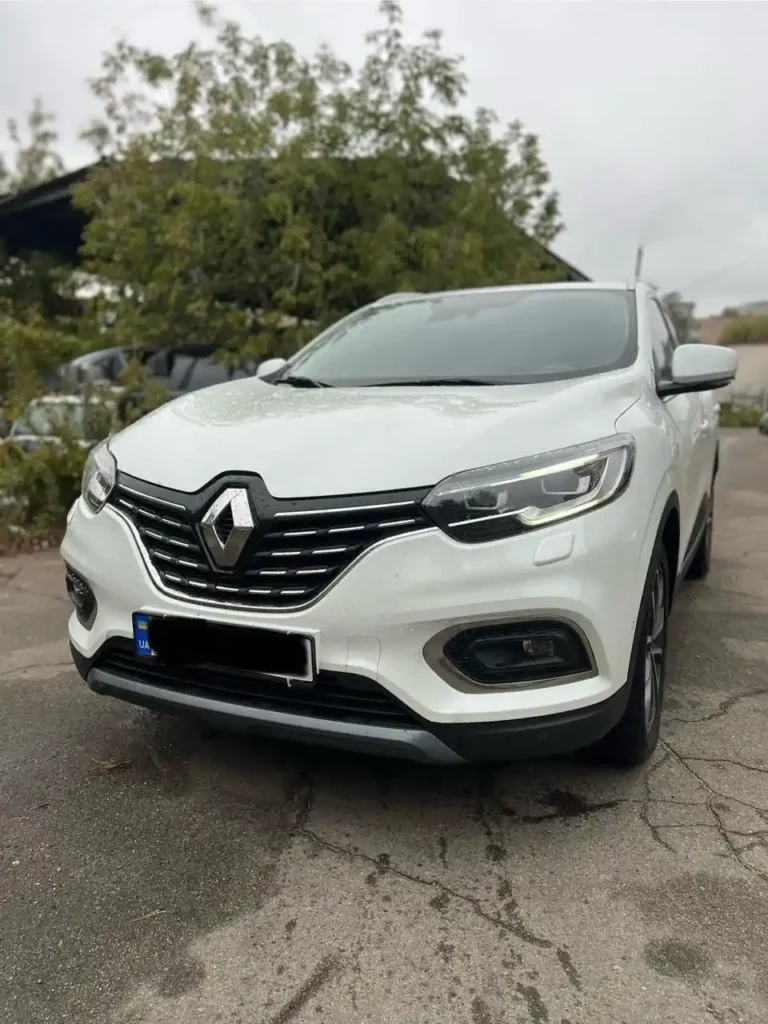 білий кросовер Renault для трансферу Київ Рівне