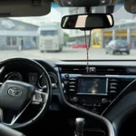 Салон Toyota Camry з місцем водія для трансферу Бориспіль Київ