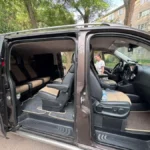 Салон мінівена Mercedes-Benz Vito з місцем для сім'ї та речей на маршруті Київ Берлін